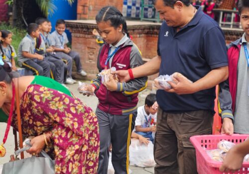 बालबालिकालाई सम्मान गर्दै ज्ञानकुञ्ज