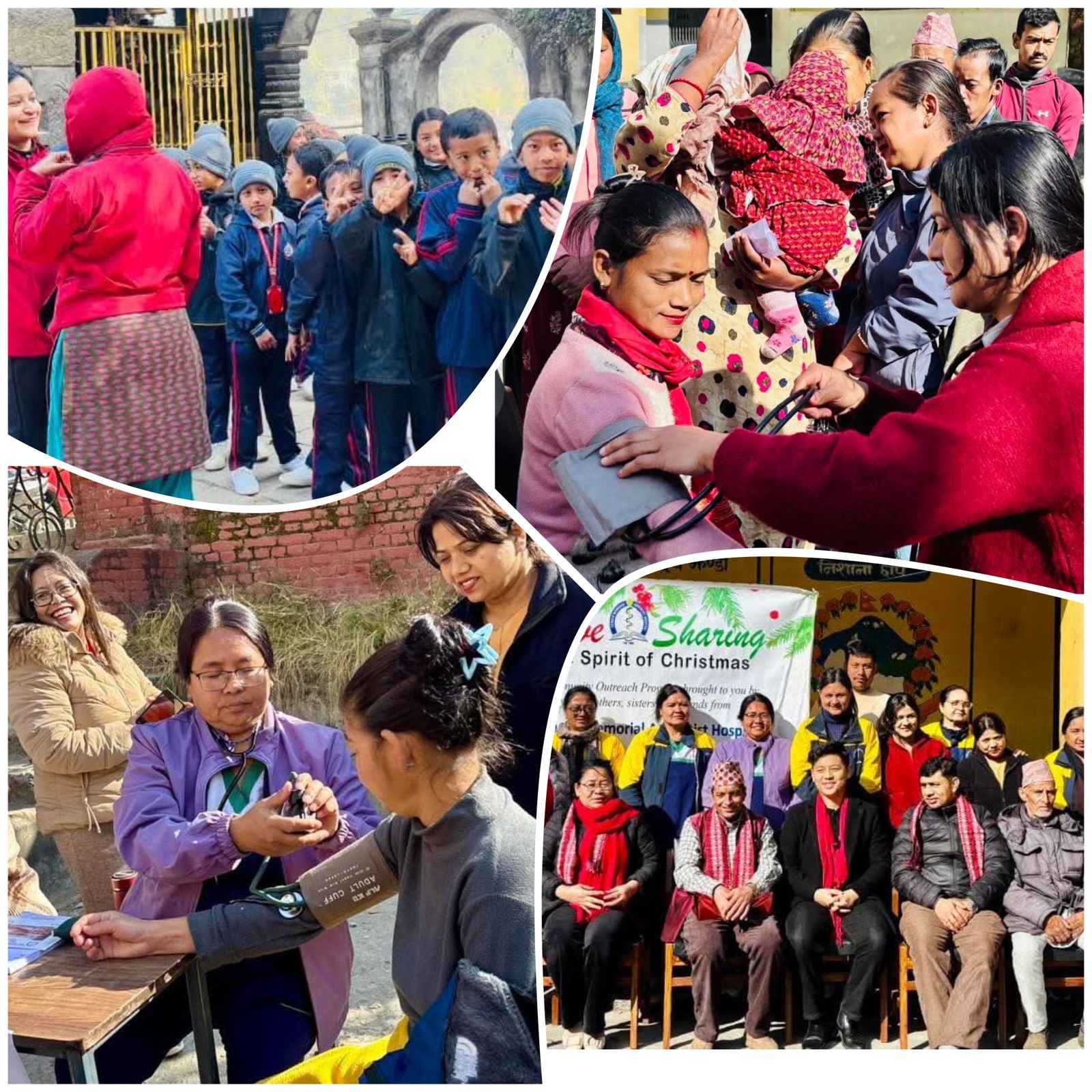 क्रिसमसको अवसरमा नर्सिङद्वारा समुदाय स्वास्थ्य कार्यक्रम सम्पन्न