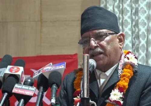 नेपाली कम्युनिस्ट पाटिलाई पहिलो शत्ती हुन् बाट कसैले रोक्न सक्दैनन् : संयोजक प्रचण्ड