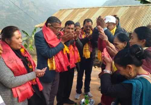 महाभारतका विभिन्न वडामा नेकपाका चुनावी सभा सम्पन्न