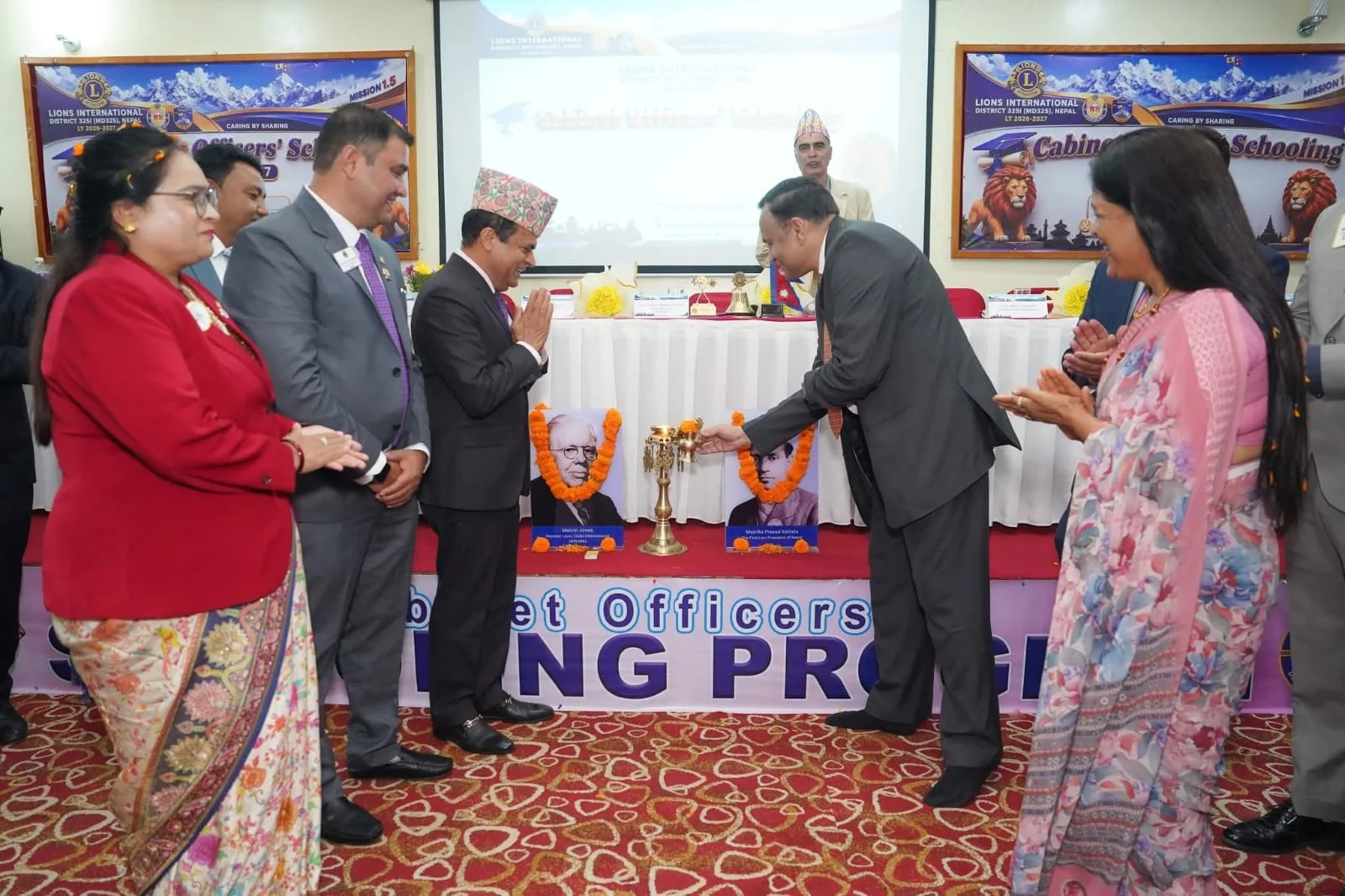 लायन्स डिष्ट्रिक्ट ३२५ आई नेपालको LY२६/२७‘क्याबिनेट अफिसर्स स्कुलिङ’ गोदावरीमा सम्पन्न