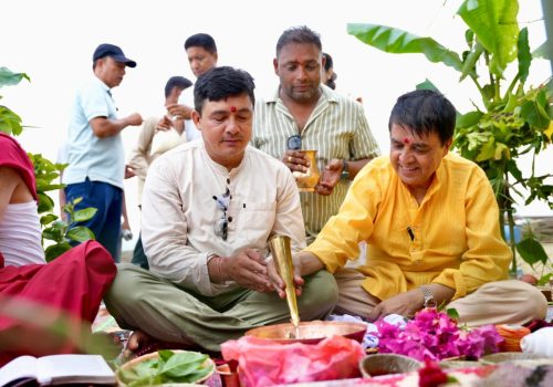 जालपादेवी केबलकार दुई महिनाभित्र सञ्चालनमा आउने तयारी, नवनिर्मित मन्दिरमा विशेष क्षमा पूजाअर्चना