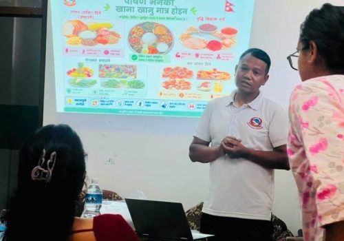 विषादी न्यूनीकरण तथा पोषण प्रवर्द्धनमा स्वास्थ कार्यालयको चासो