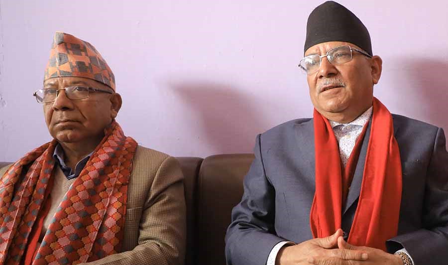 प्रदेश सरकारबारे प्रचण्ड–माधव नेपालबीच छलफल, ओलीसँगको सहमतिपछि राजनीतिक संवाद तीव्र