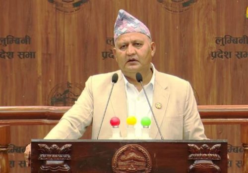 लुम्बिनीका मुख्यमन्त्री आचार्यले पाए विश्वासको मत