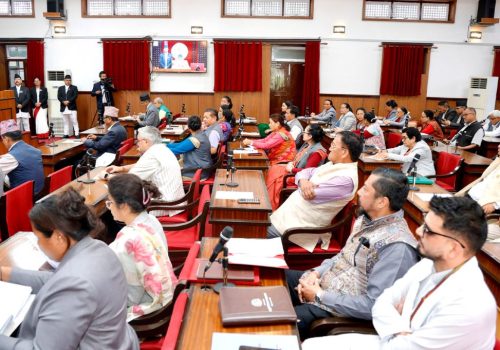 राष्ट्रियसभा बैठक सुरु, गृहमन्त्री गुरुङसहित तीन मन्त्रीले दिने जवाफ
