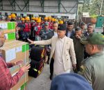 उद्धार सामग्रीसहित सुरक्षा टोली रसुवा प्रस्थान