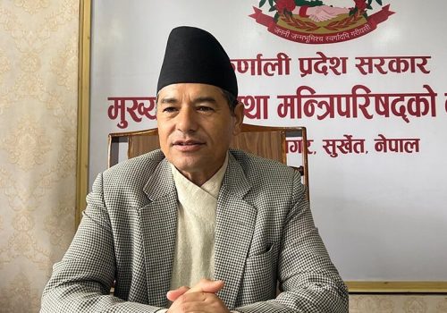 जाजरकोट पहिरोमा भएको क्षतिप्रति मुख्यमन्त्री शाहीद्वारा दुःख व्यक्त