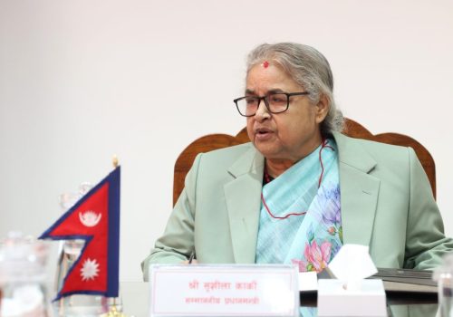बाढीबाट भएको जनधनको क्षतिप्रति पूर्वप्रधानमन्त्री कार्कीको दुःख व्यक्त