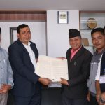 बूढानीलकण्ठमा फुटबल रंगशाला निर्माणका लागि राखेप र नगरपालिकाबीच सम्झौता