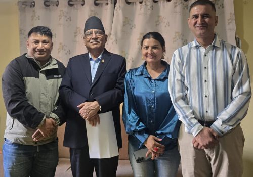 लोककल्याणकारी विज्ञापनको रकम कटौतीबारे प्रचण्डलाई ध्यानाकर्षण