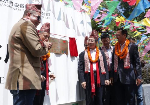 धुलिखेलमा नेपालकै पहिलो खानेपानी प्रशोधन प्रणाली उद्घाटन