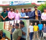 बाढीबाट प्रभावित संचारकर्मीका परिवारलाई प्रति परिवार एक लाख नगद सहयोग प्रदान