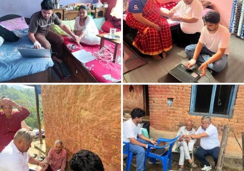 पनौती–८ को नमुना पहल: बिरामी र अशक्तको सामाजिक सुरक्षा भत्ता घरदैलोमै नवीकरण