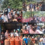 तामाङ परिवारको तर्फबाट बाढिपिडितलाई राहत