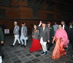 इन्द्रजात्रा समापन समारोहमा राष्ट्रपति पौडेलद्वारा कुमारीको दर्शन