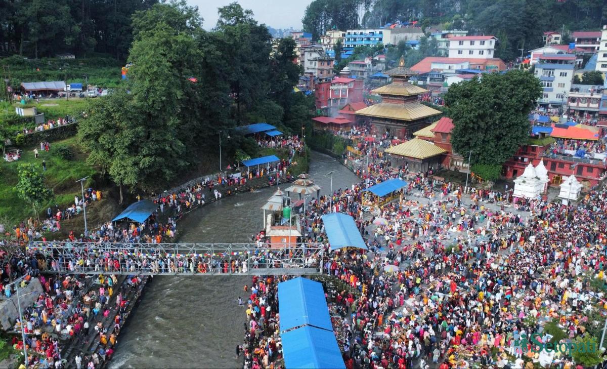 कुशे औंसीमा गोकर्णमा श्रद्धालुको घुइँचो