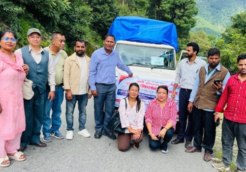 बाढी–पहिरो प्रभावितको उद्धार र राहतमा नेपाल संघीय समाजवादी पार्टी सक्रिय