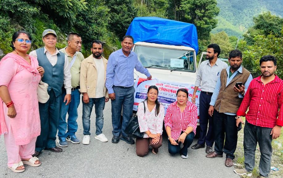बाढी–पहिरो प्रभावितको उद्धार र राहतमा नेपाल संघीय समाजवादी पार्टी सक्रिय