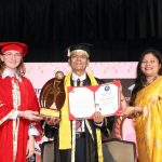 विश्व कीर्तिमानी गीतकार तथा उपन्यासकार डा. डीआर उपाध्यायलाई दशौं मानार्थ विद्यावारिधि