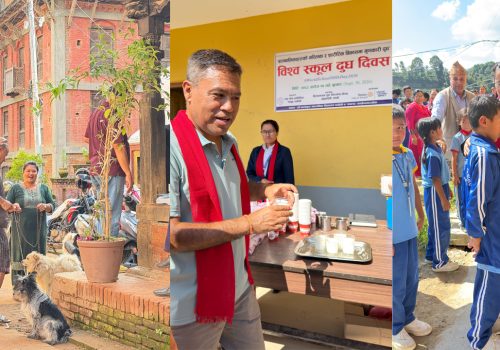 रेबिज खोपदेखि विद्यालय दूध दिवससम्म : पनौतीमा रोटरीको स्वास्थ्य तथा पोषण अभियान निरन्तर